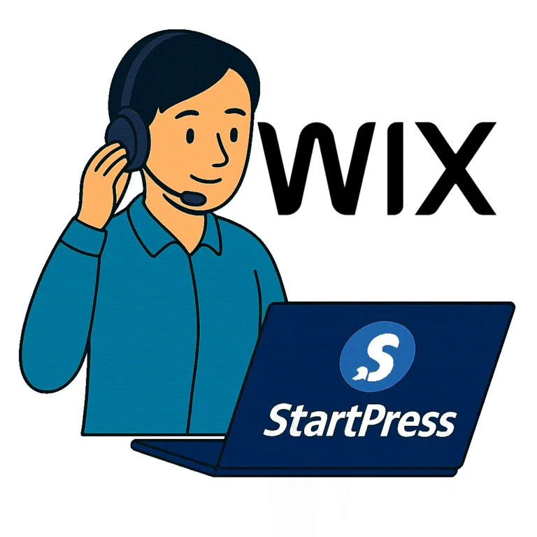 ✨ StartPress Refonte – Wix